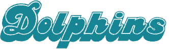 Miami Dolphins 1980-1996 Wordmark Logo iron on paper